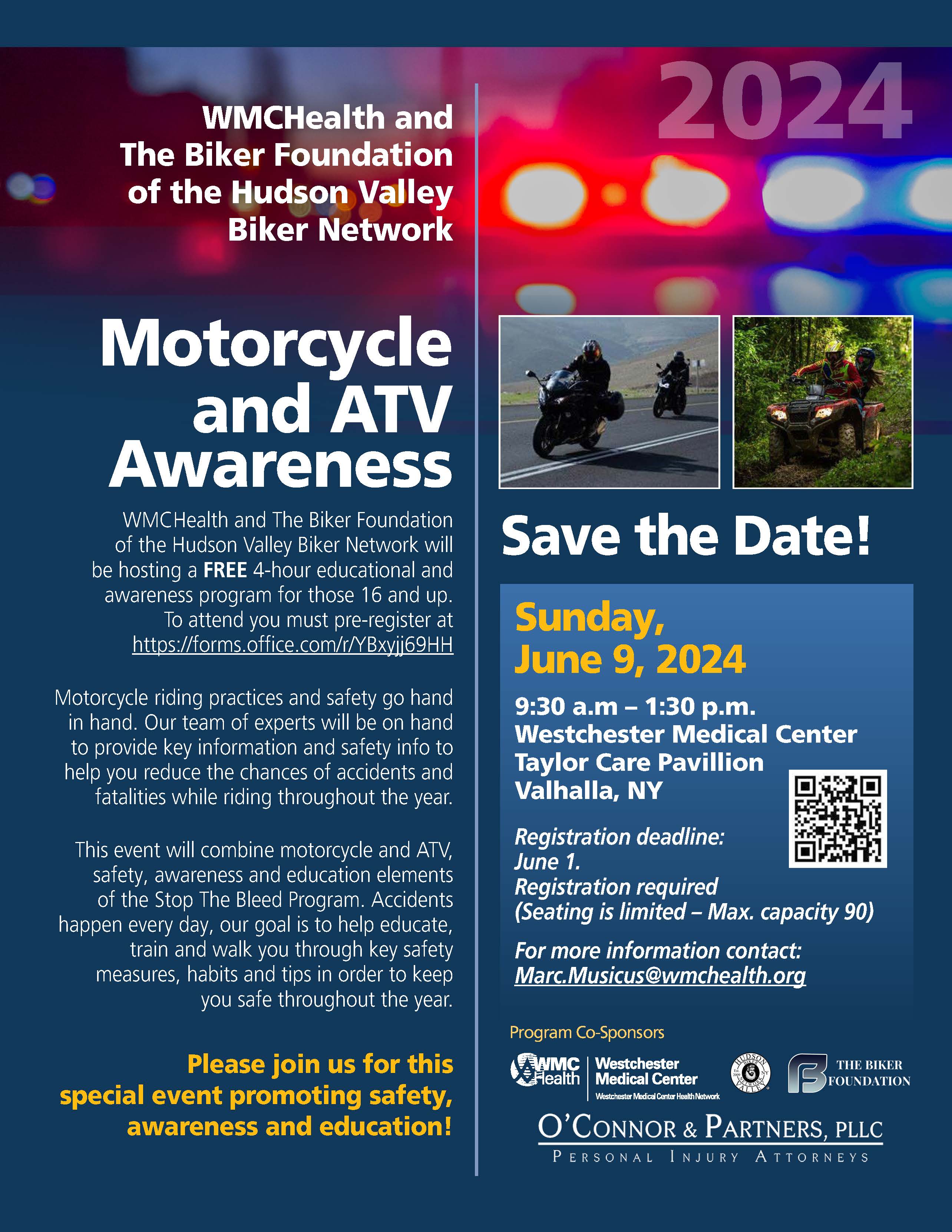 Motorcycle and ATV Awareness: Register by June 1, 2024